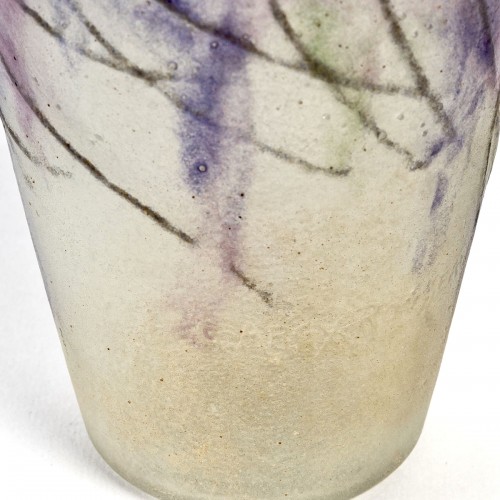 1918 Gabriel Argy-rousseau - Vase Violette de Parme - Art Déco