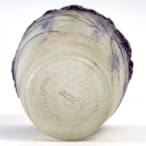 Art Déco - 1918 Gabriel Argy-rousseau - Vase Violette de Parme