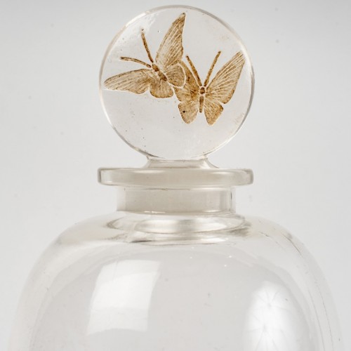 1916 René Lalique - Flacon l'Anneau Merveilleux pour Arys - Verrerie, Cristallerie Style Art Déco