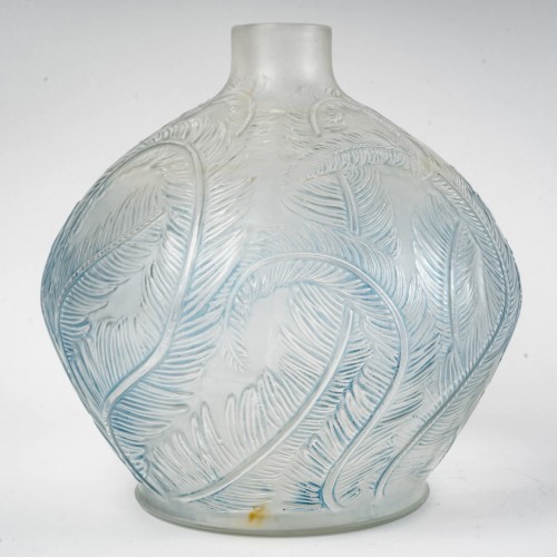 1920 René Lalique - Vase Plumes - BG Arts