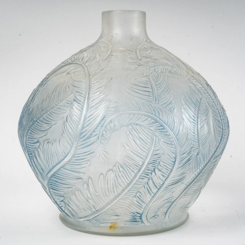 1920 René Lalique - Vase Plumes - 