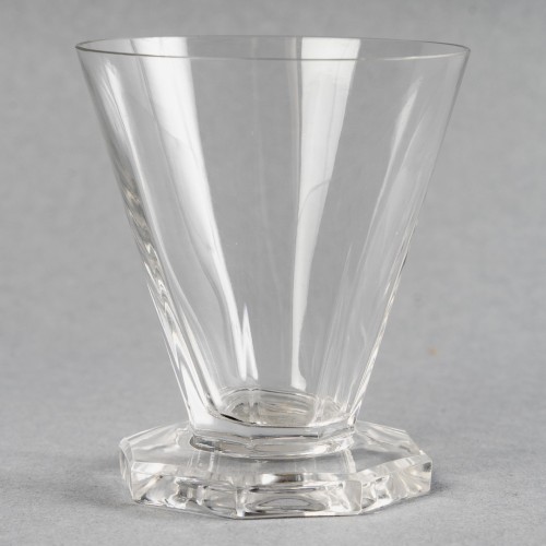 Verrerie, Cristallerie  - 1935 René Lalique - Service Quincy - 37 Pièces ( 36 Verres - 1 Carafe)