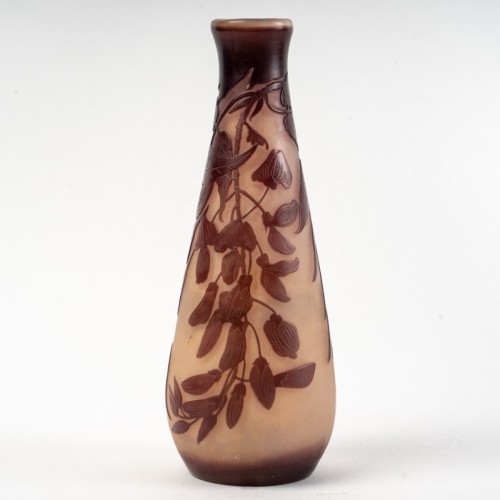 Art nouveau - Emile Gallé - Vase &quot;Glycines&quot;