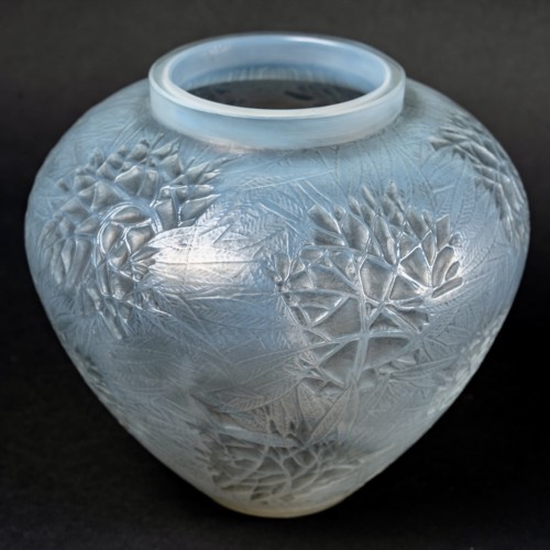 1923 René Lalique - Vase Estérel - Verrerie, Cristallerie Style Art Déco