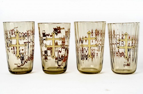 Emile Gallé - Orangeade Set Thistles 5 Pieces - 