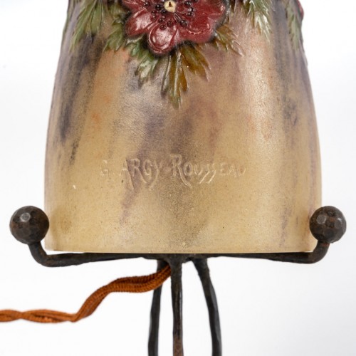 1927 Gabriel Argy Rousseau Nightlamp Anemones des Bois - 