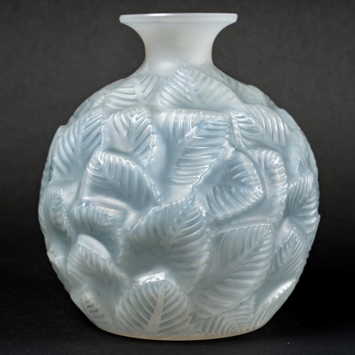 1926 René Lalique - Vase Ormeaux - Verrerie, Cristallerie Style Art Déco