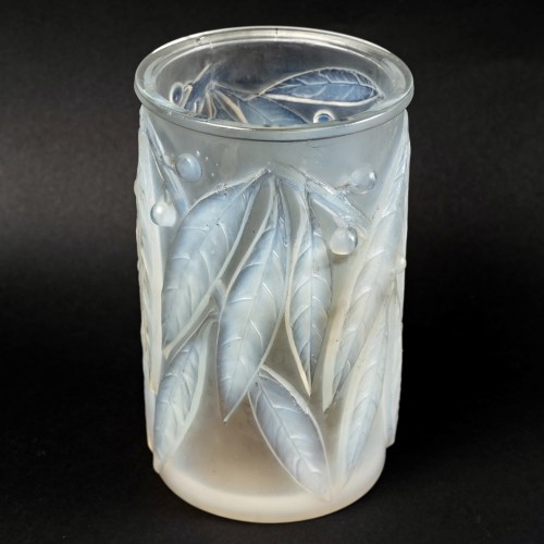 1922 René Lalique - Vase Laurier - Verrerie, Cristallerie Style Art Déco