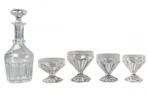 Val Saint Lambert - Set Of Art Deco Nungesser Crystal - 41 Pieces