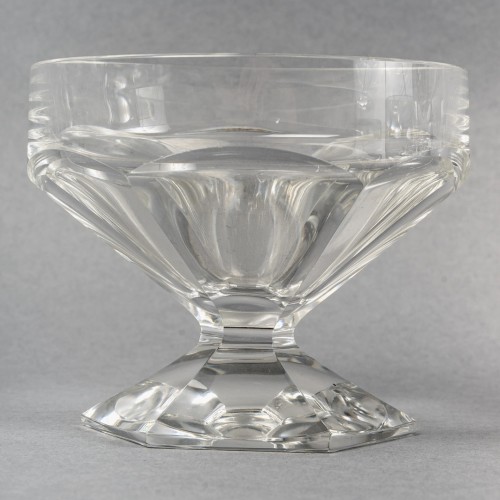 Val Saint Lambert - Set Of Art Deco Nungesser Crystal - 41 Pieces - Glass & Crystal Style Art Déco
