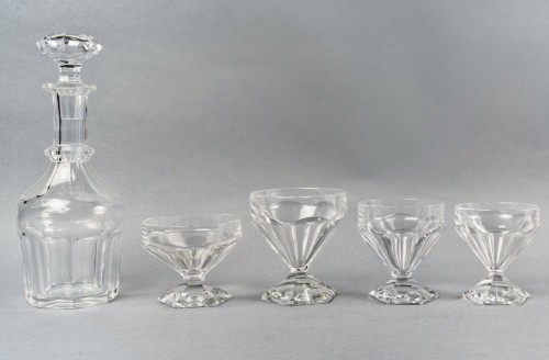 20th century - Val Saint Lambert - Set Of Art Deco Nungesser Crystal - 41 Pieces
