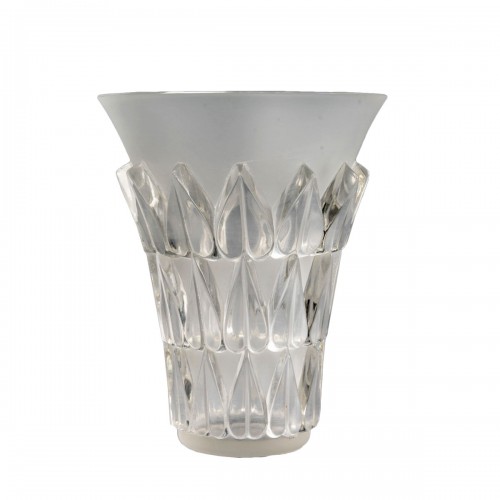 1934 René Lalique - Vase Feuilles