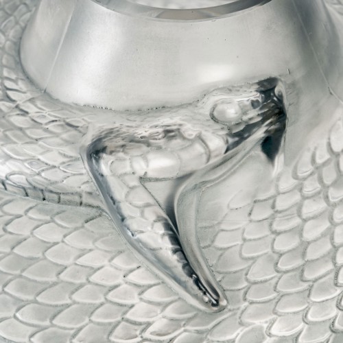 1924 René Lalique - Vase Serpent - Glass & Crystal Style Art Déco