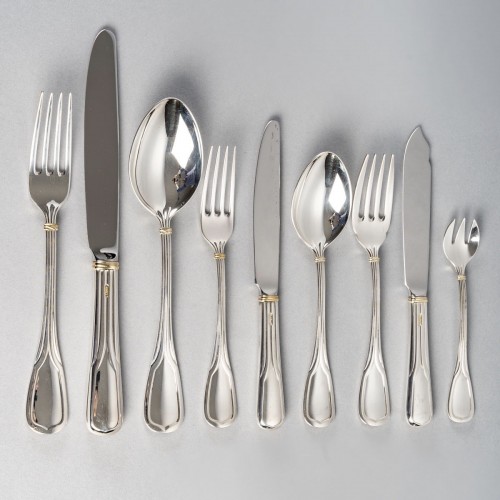  - Cartier - Cutlery Flatware Set Must Silver Metal - 79 Pieces