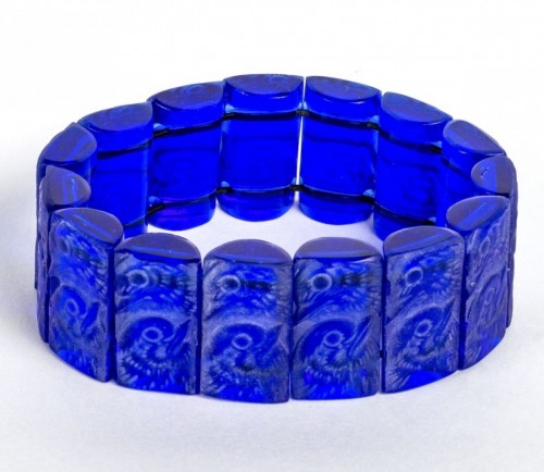 1928 René Lalique Bracelet Poussins Art Deco - 