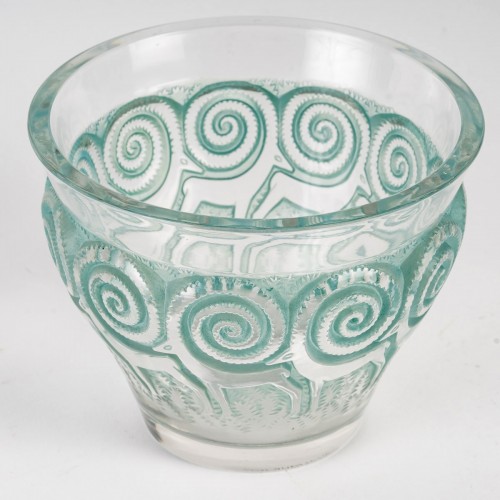1933 René Lalique - Vase Rennes Clear &amp; - Glass & Crystal Style Art Déco