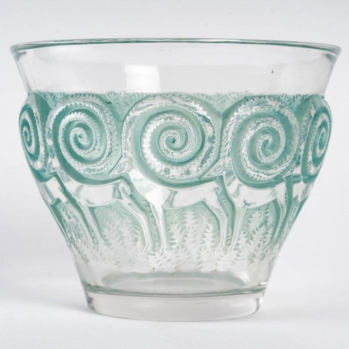 Art Déco - 1933 René Lalique - Vase Rennes Clear &amp;