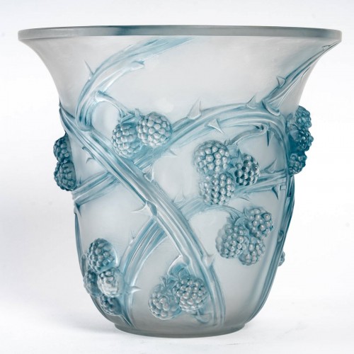 Art Déco - 1930 René Lalique - Vase Mûres