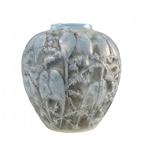 1919 René Lalique - Vase Perruches