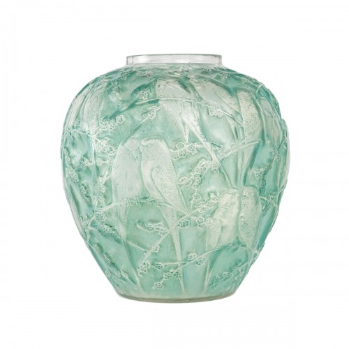 1919 René Lalique - Vase Perruches
