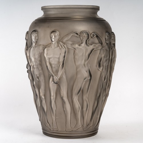XXe siècle - 1928 René Lalique - Vase Palestre