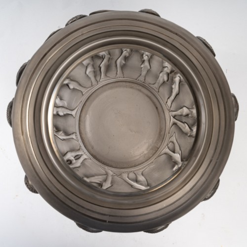 Antiquités - 1928 René Lalique - Vase Palestre