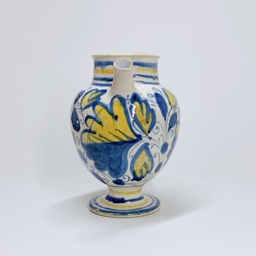 Apothecary pot in majolica of Lyon - Second half of the sixteenth century - Porcelain & Faience Style Renaissance