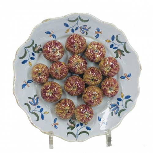 Assiette trompe l'oeil en faïence de Nevers - XVIIIe siècle - Bils Céramiques