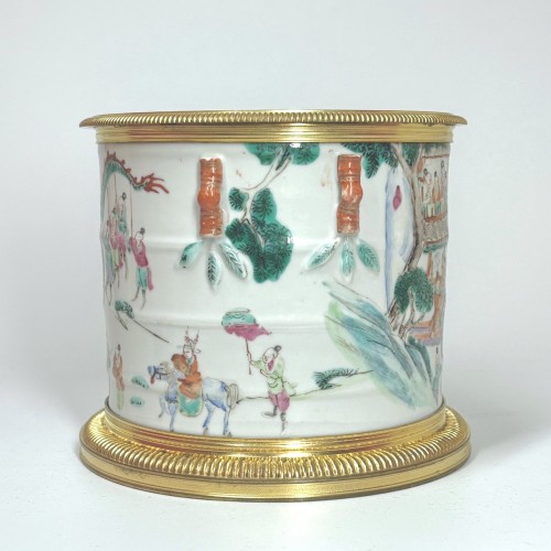 Rafraichîssoir en porcelaine de Chine - Monture signée Boin-Taburet  XIXe siècle - Bils Céramiques