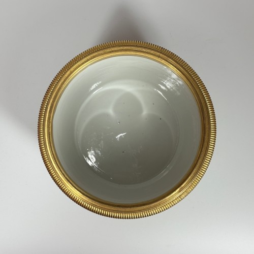 - Rafraichîssoir en porcelaine de Chine - Monture signée Boin-Taburet  XIXe siècle