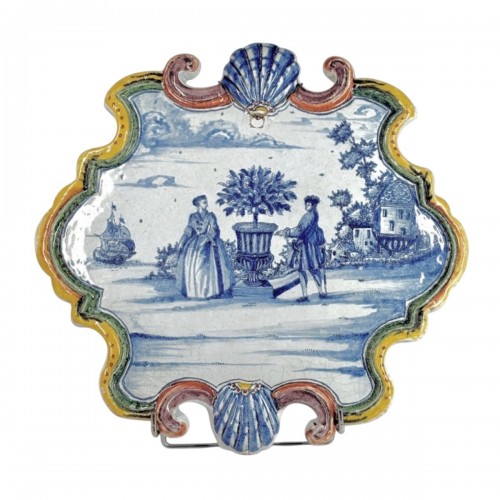 Delftware plaque - Eighteenth century