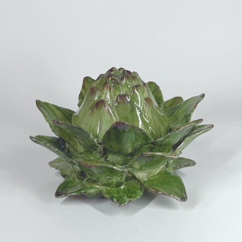 Céramiques, Porcelaines  - Artichaut en trompe l'oeil - Allemagne XVIIIe siècle