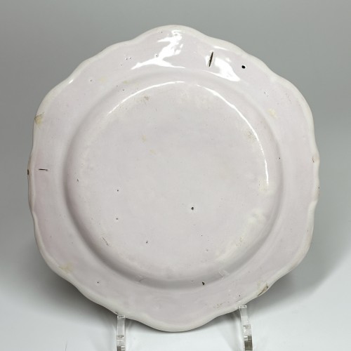 Porcelain & Faience  - Moustiers faience plate with mythological decoration - Eighteenth Century