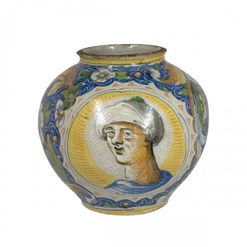 Vase boule en majolique de Venise - XVIe siècle