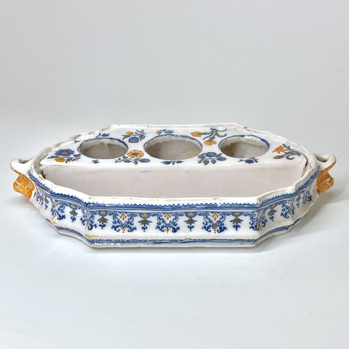 Porcelain & Faience  - Moustiers Earthenware writing case - Mid Eighteenth century