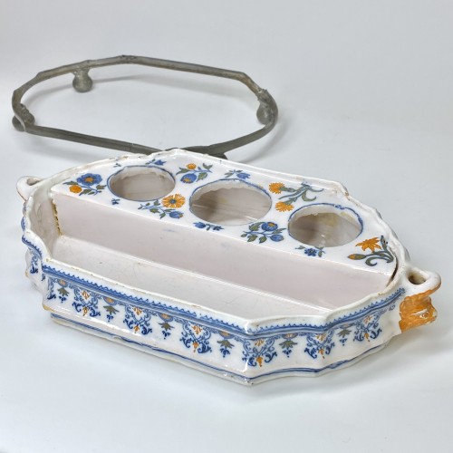 Moustiers Earthenware writing case - Mid Eighteenth century - Louis XV