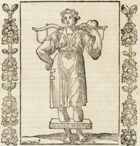 Paire de plaques en faïence de Castelli "Mariage et Servitude" - XVIIIe siècle - Régence