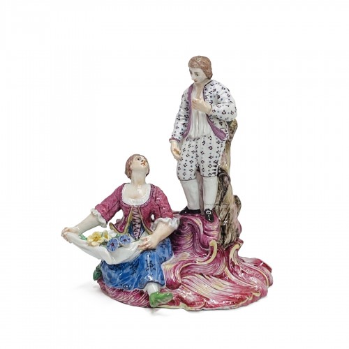 Groupe en porcelaine de Doccia - XVIIIe siècle