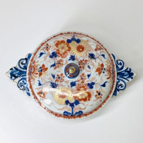 Chinese porcelain écuelle decorated  Imari - Kangxi period (1662-1722) - Porcelain & Faience Style French Regence