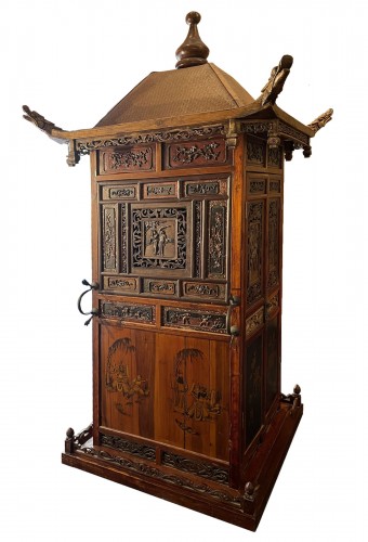 Chaise à porteur " Palanquin " Chine XIXe siècle