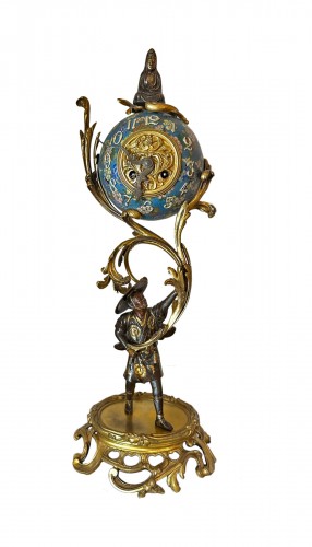 Pendule japonisante de la fin du XIXe siècle