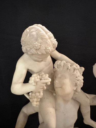 XIXe siècle - Gennaro de Crescenzo « bacchus et l’enfant » 1843