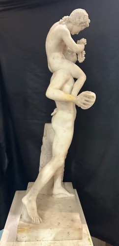Antiquités - Gennaro de Crescenzo « bacchus et l’enfant » 1843