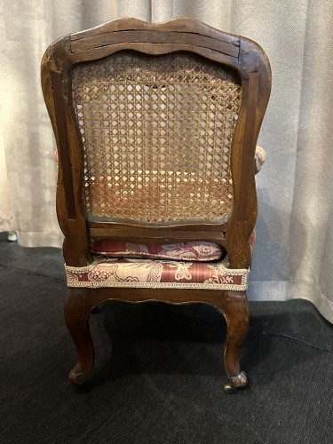 Fauteuil d'enfant estampillé L. C. Carpentier - Blue Antique - Enzo Gironi 
