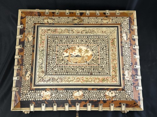 Objet de décoration  - Coffret Anglo-indien, Vizagapatam début XXe