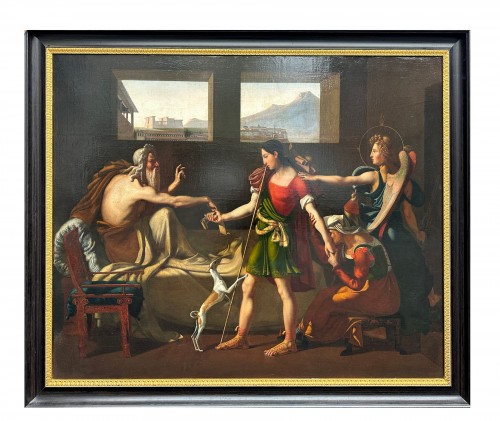  Le retour du fils prodigue  - Attribué à à Pietro BENVENUTI ( 1769-1844 )