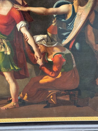 Antiquités -  Le retour du fils prodigue  - Attribué à à Pietro BENVENUTI ( 1769-1844 )