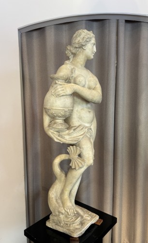 Sculpture Sculpture en Marbre - Grande Venus en marbre de Carrare, Italie XVIIIe siècle