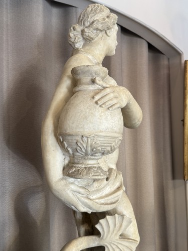Antiquités - Grande Venus en marbre de Carrare, Italie XVIIIe siècle