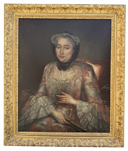 Portrait de dame XVIIIe siècle